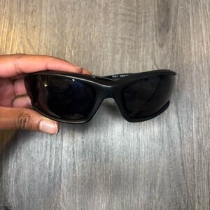 Black Wraparound Sunglasses